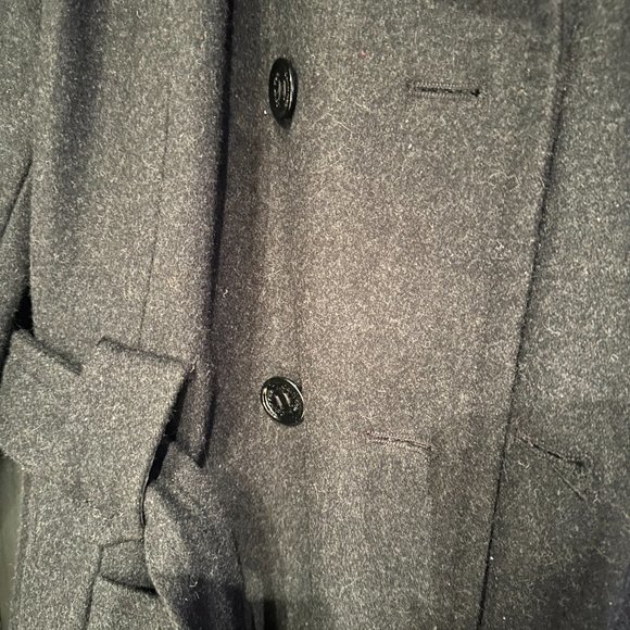 Calvin Klein - Women’s Gray Wool Pea Coat - Picture 3 of 7